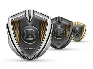 Brabus Emblema Metallico Badge Finitura Moderna Tocco Top